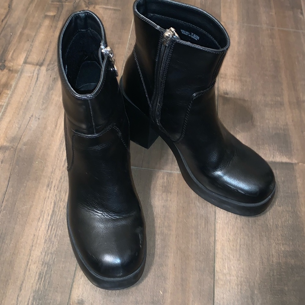 Black Chunky Boots